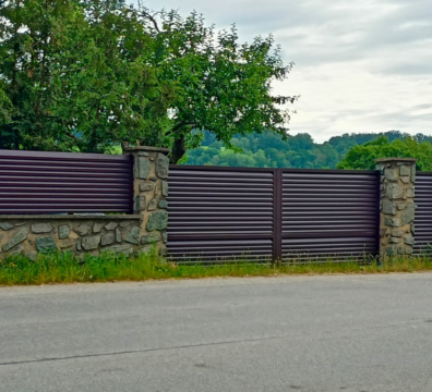 Dvoukřídlá brána, branka, plotové pole